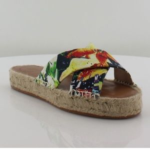 French Connection Lux Floral Sandals Size 8